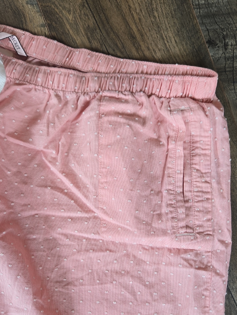 Victoria's Secret Polka Dot Jogger Style Pajama Pants - Set Of 3 - Picture 4 of 6
